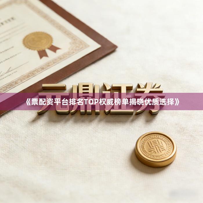 《票配资平台排名TOP权威榜单揭晓优质选择》