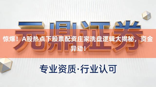 惊爆！A股热点下股票配资庄家洗盘逻辑大揭秘，资金异动！