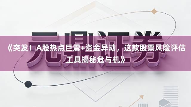 《突发！A股热点巨震+资金异动，这款股票风险评估工具揭秘危与机》
