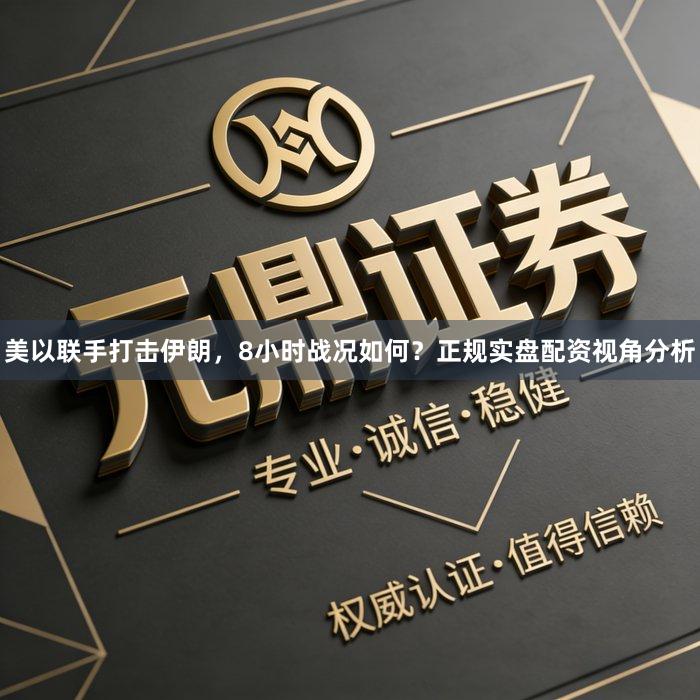 美以联手打击伊朗，8小时战况如何？正规实盘配资视角分析