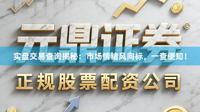 实盘交易查询揭秘：市场情绪风向标，一查便知！